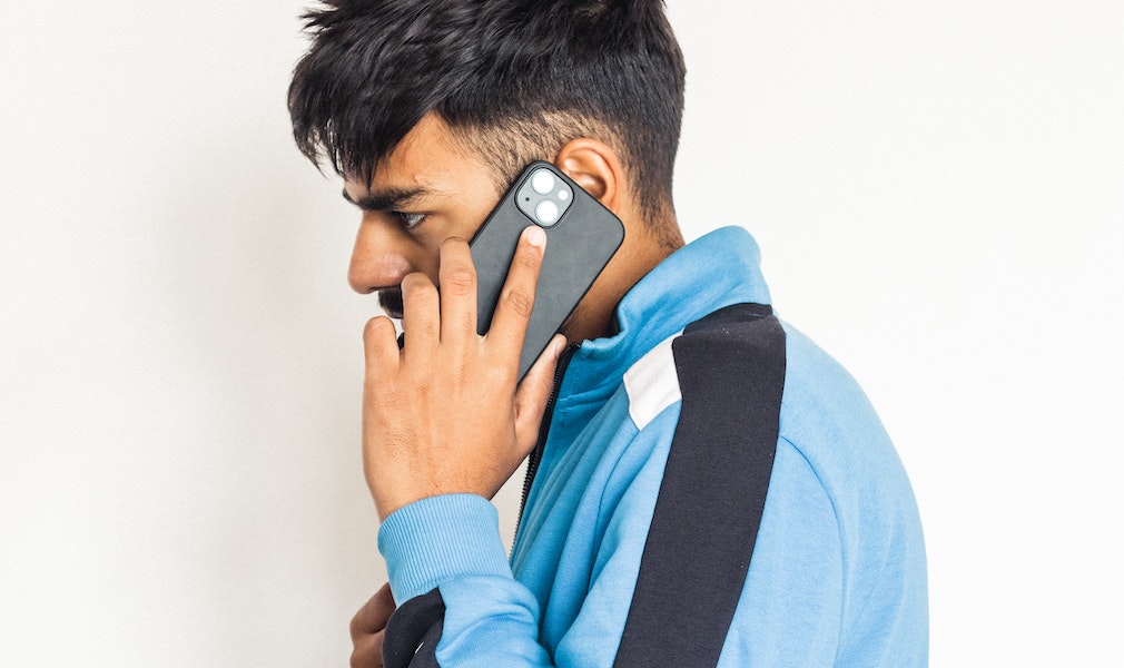 iPhone 13 Phone Call Talking on iPhone