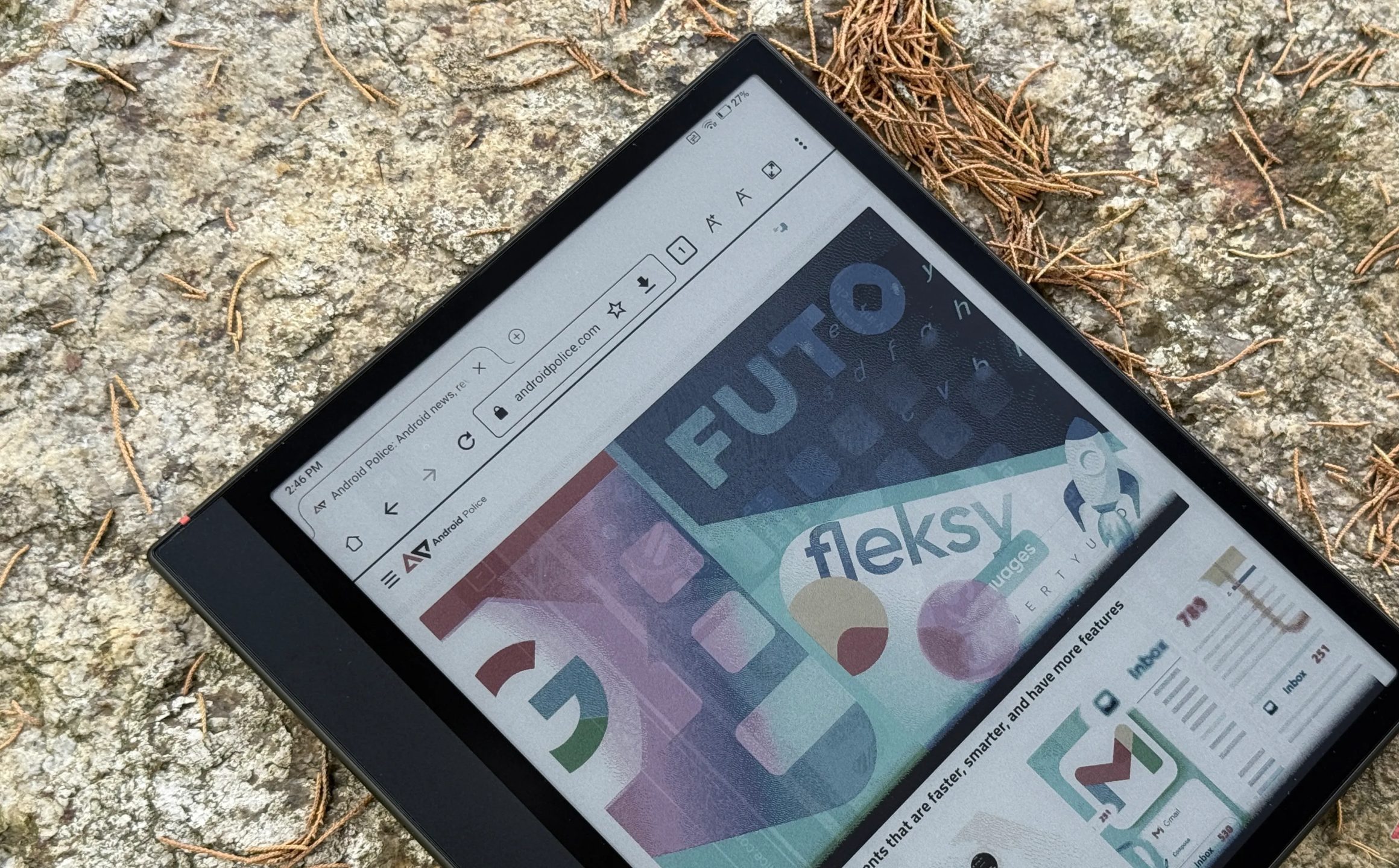 متصفح Neobrowser يعمل على جهاز Boox Note Air4 C