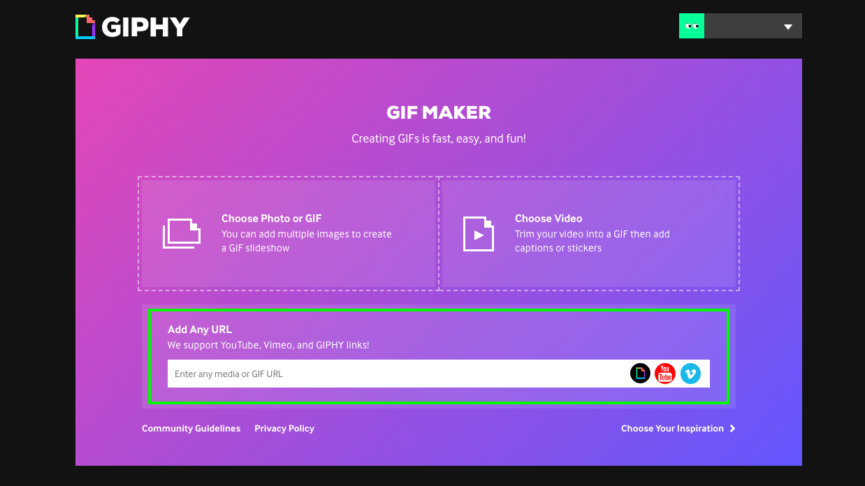 How to make a GIF