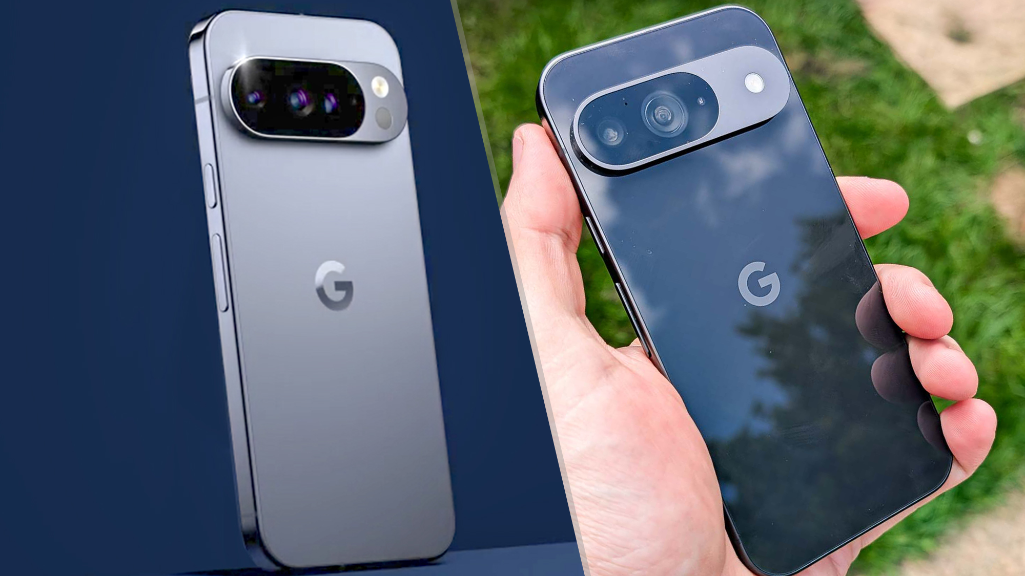 صورة مقارنة بين Pixel 10 و Pixel 9