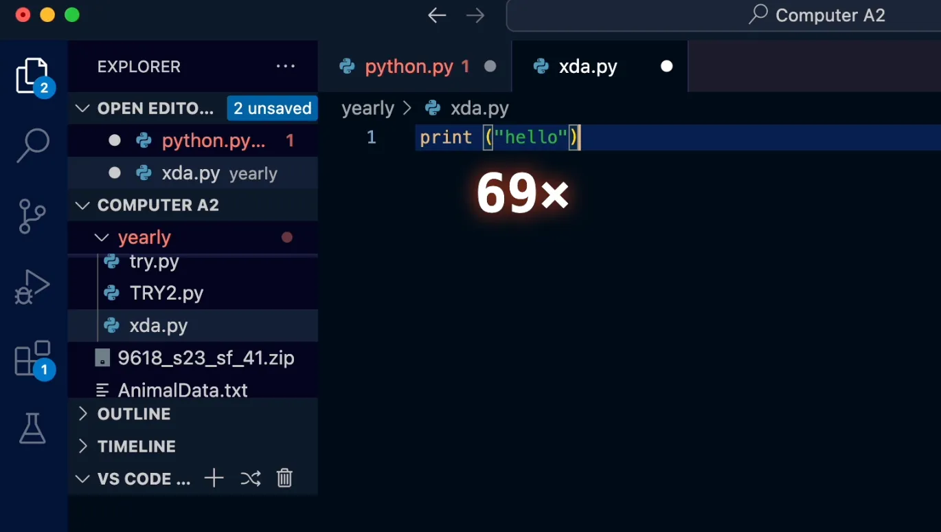 إضافة Power Mode لـ VS Code