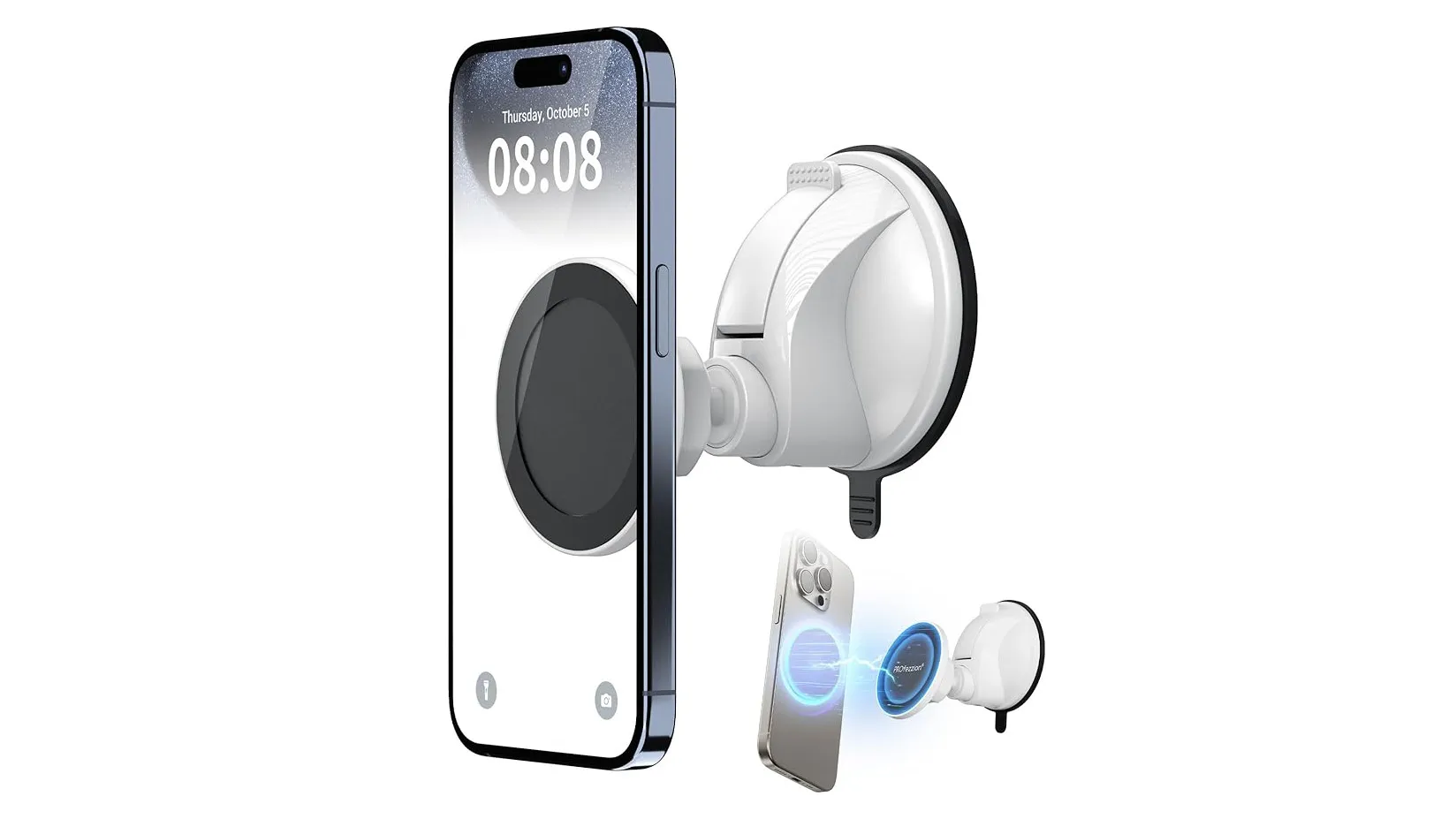 PROfezzion Magnetic Shower Mirror Phone Holder thumbnail