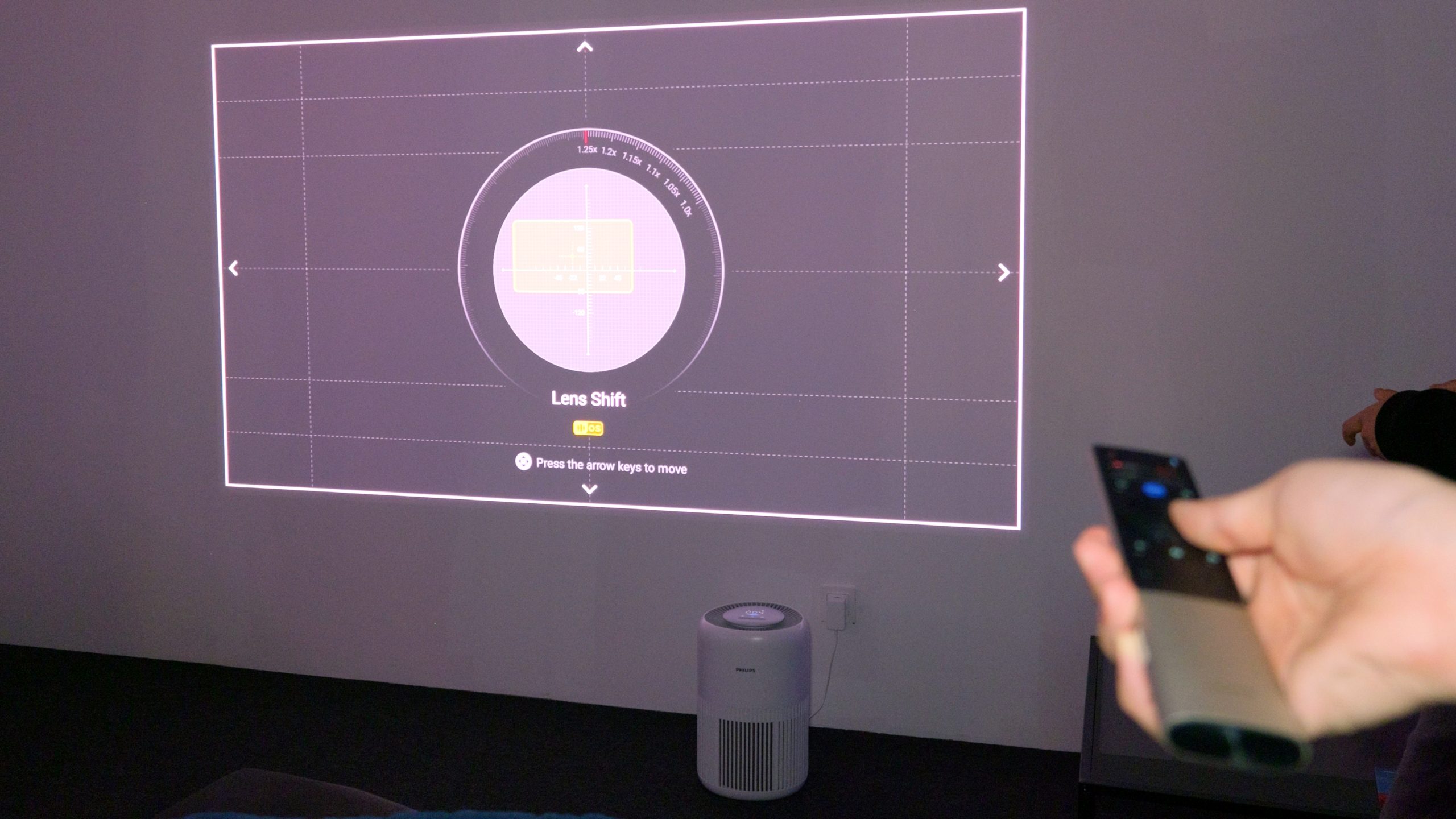 XGIMI Horizon 20 - Lens Shift
