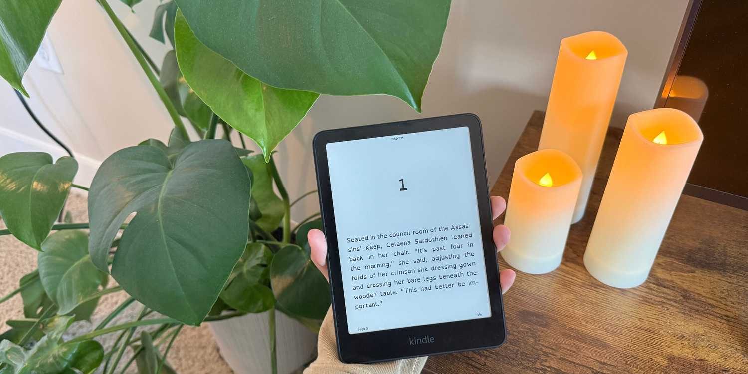 Assassin's Blade Chapter 1 on a Kindle. 