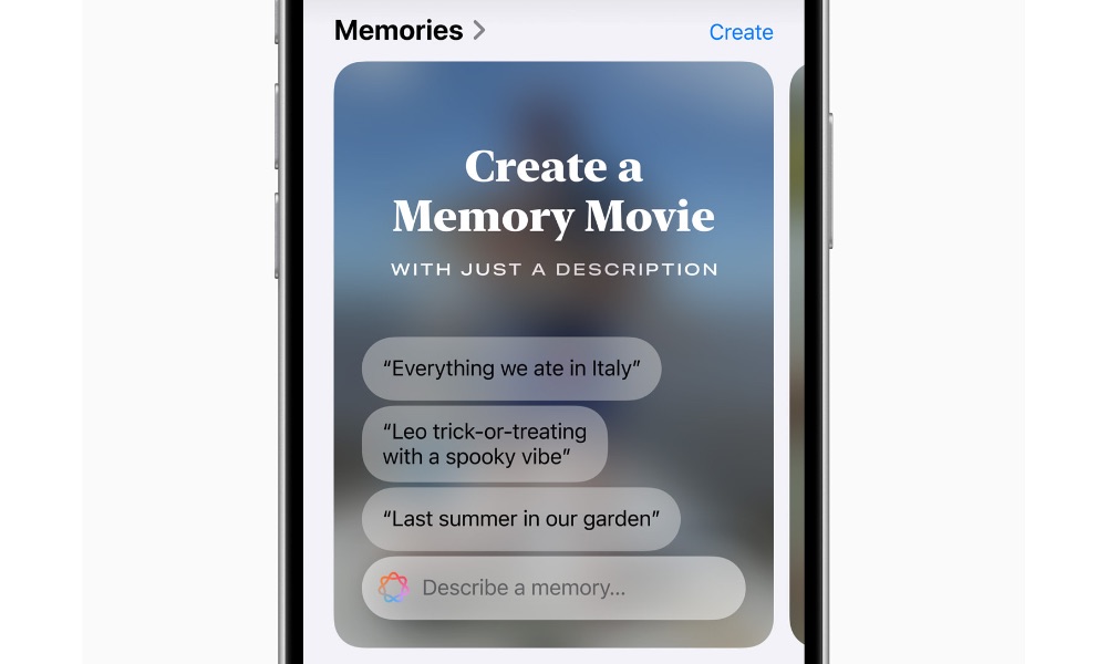Apple Intelligence Photos Memory Movie