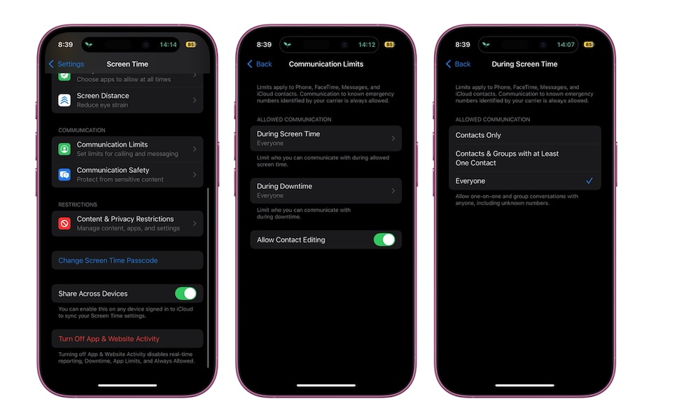Screen-Time-Communication-Limits-iPhone