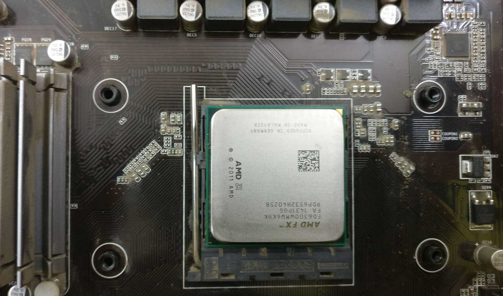 Gigabyte AM3+ motherboard with AMD FX-6300 CPU