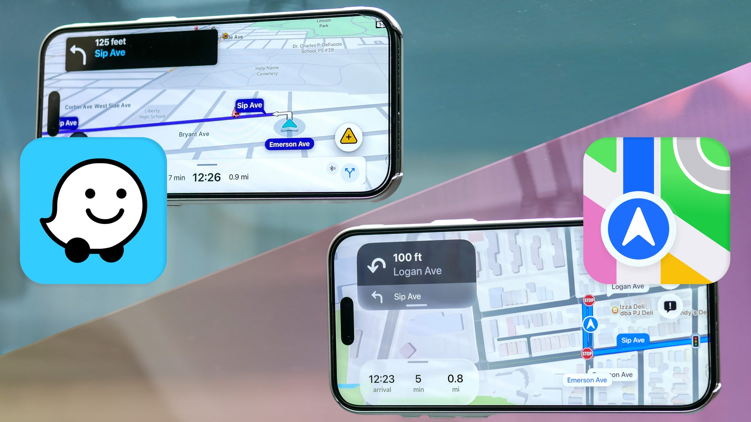 مقارنة بين Waze و Apple Maps