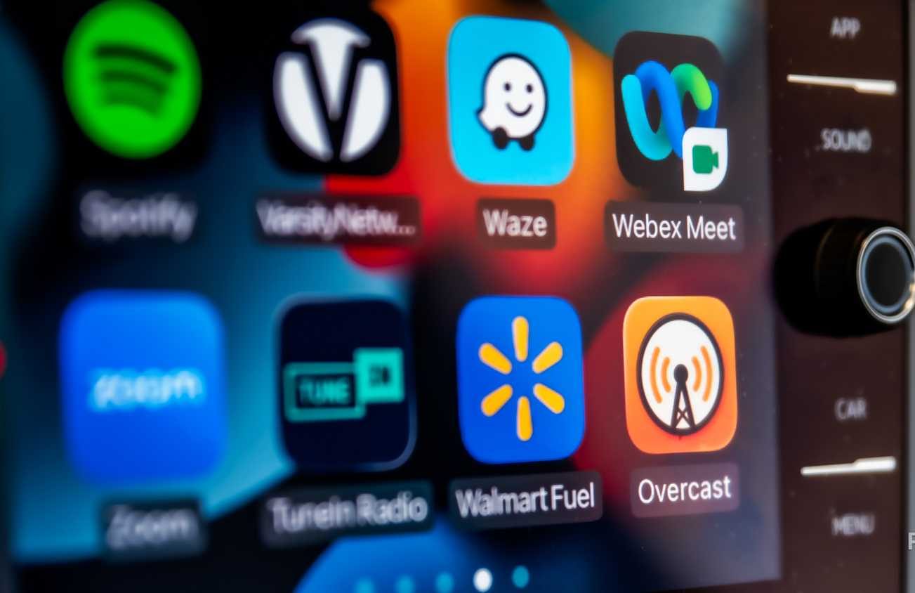 صورة ثابتة تعرض تطبيق Overcast للبودكاست بتركيز.