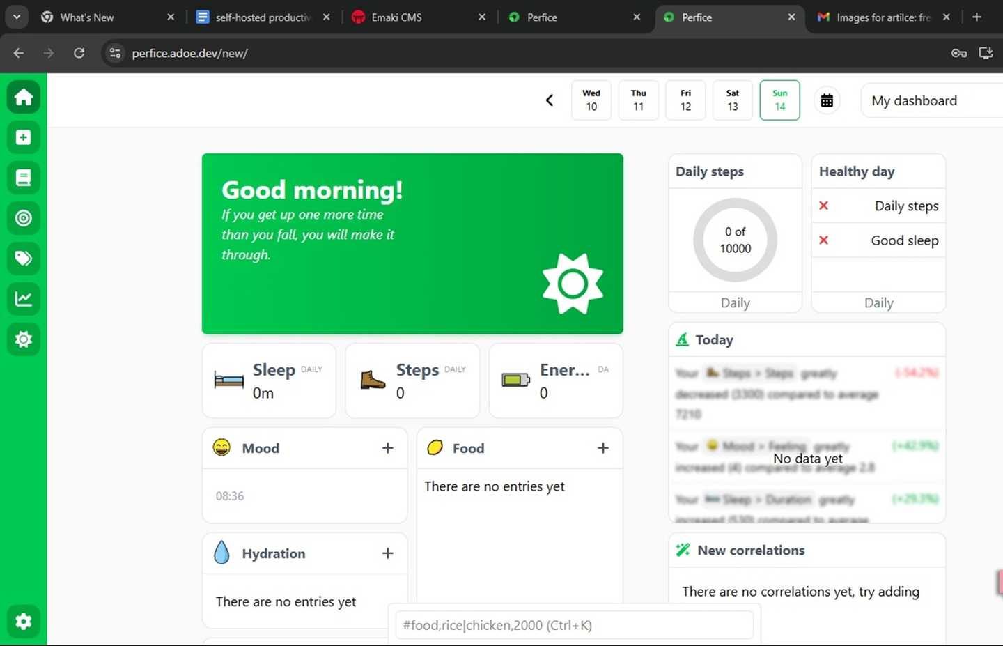 here is perfice homepage