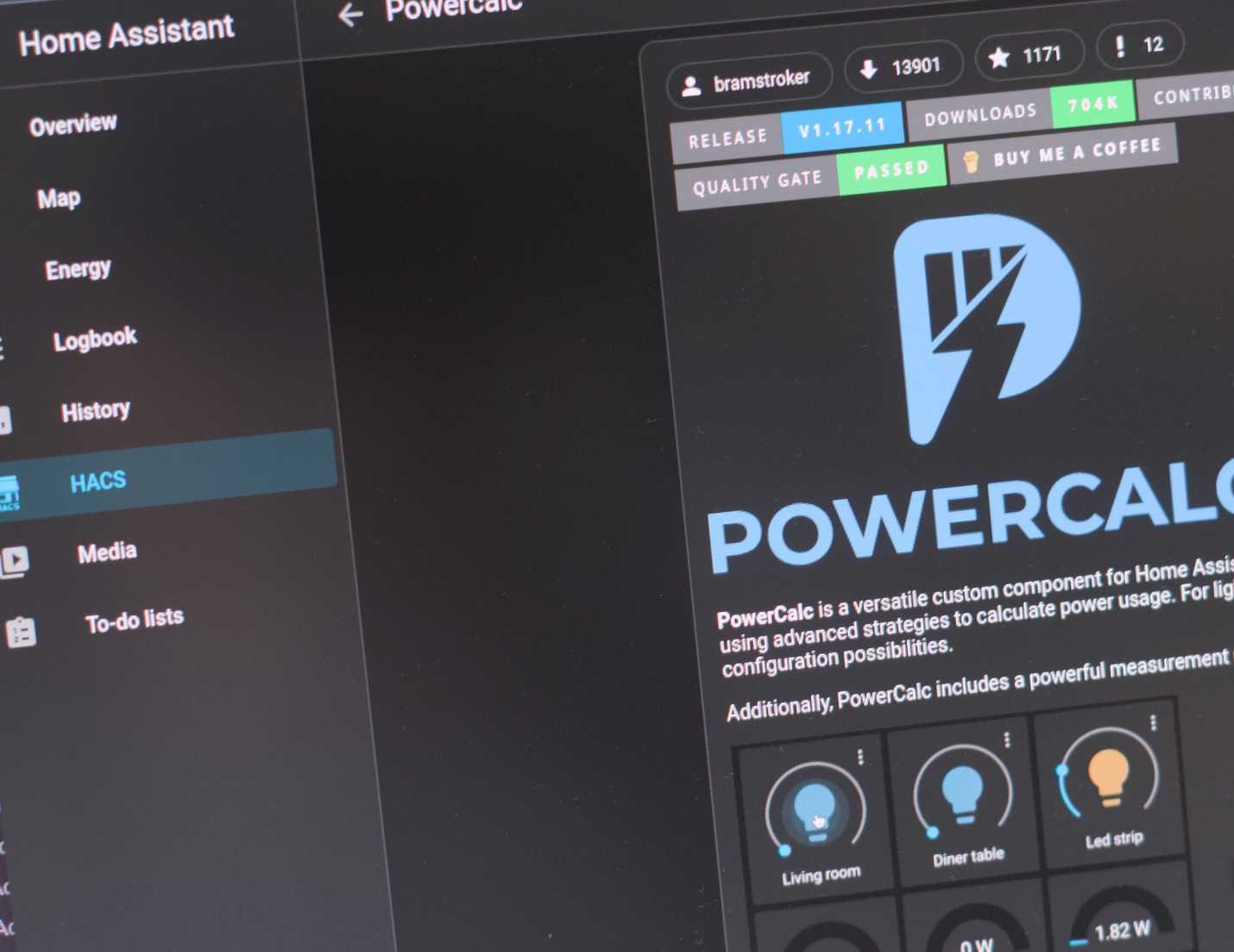 Home Assistant PowerCalc