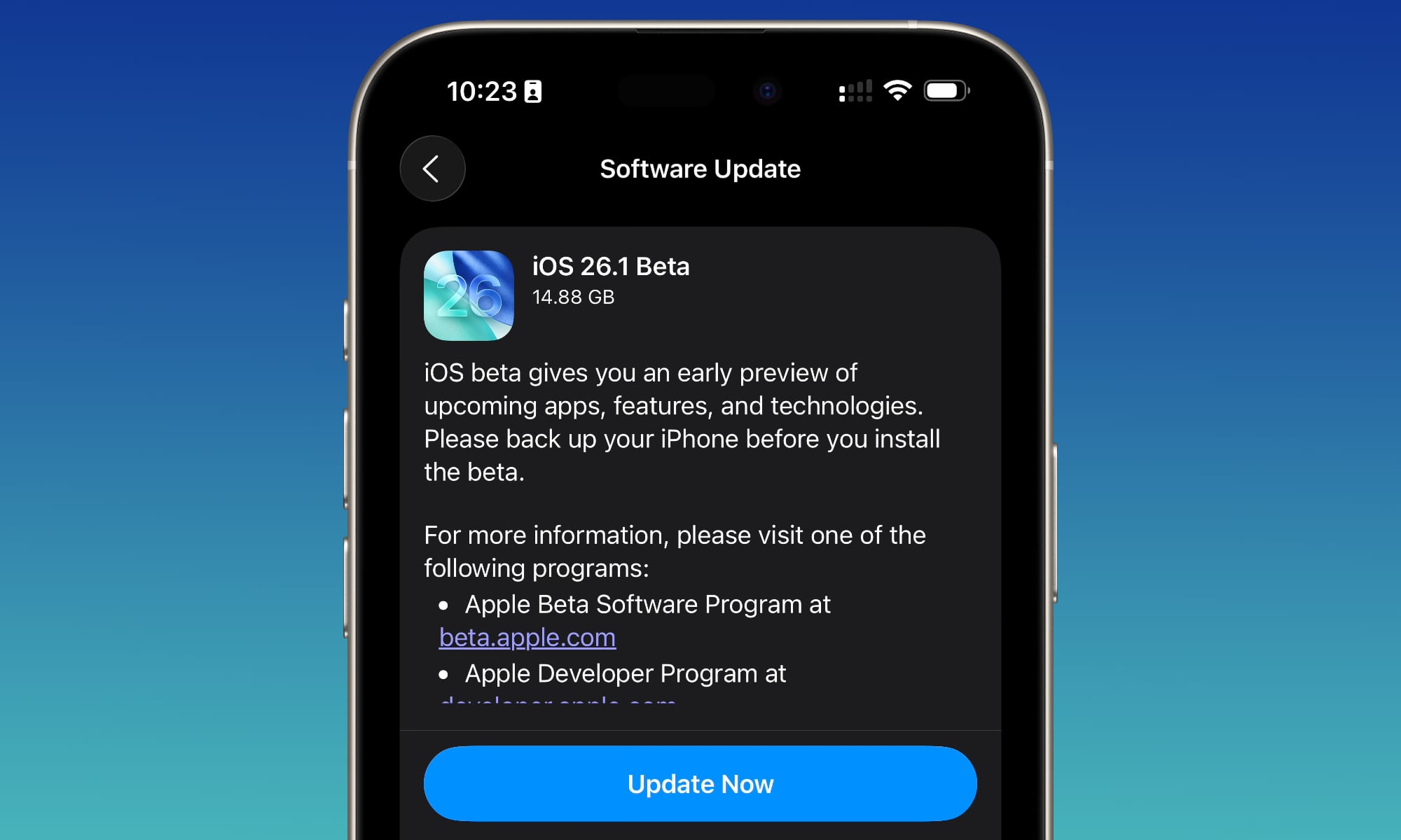 آبل تطلق النسخة التجريبية الأولى iOS 26.1 للمطورين: نظرة على أبرز الميزات والتحديثات القادمة