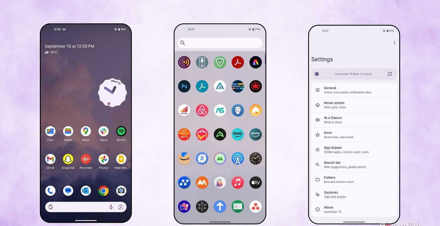 لقطات شاشة Lawnchair 15