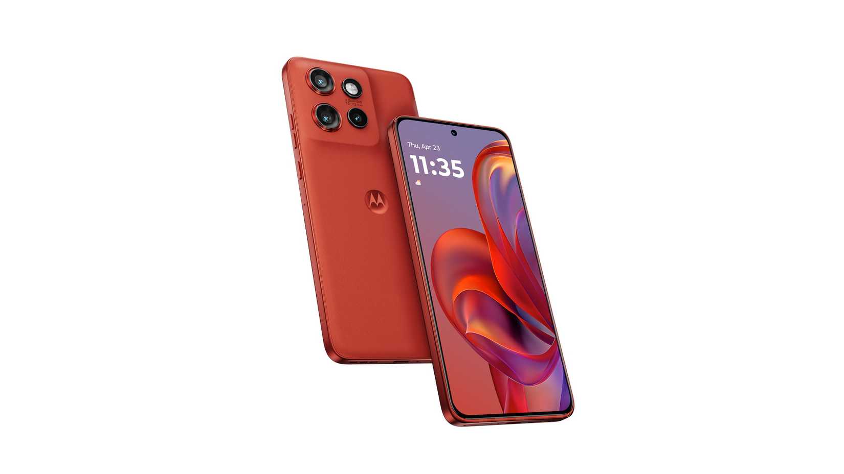 هاتف Moto Edge 60 Neo بلون Pantone Poinciana