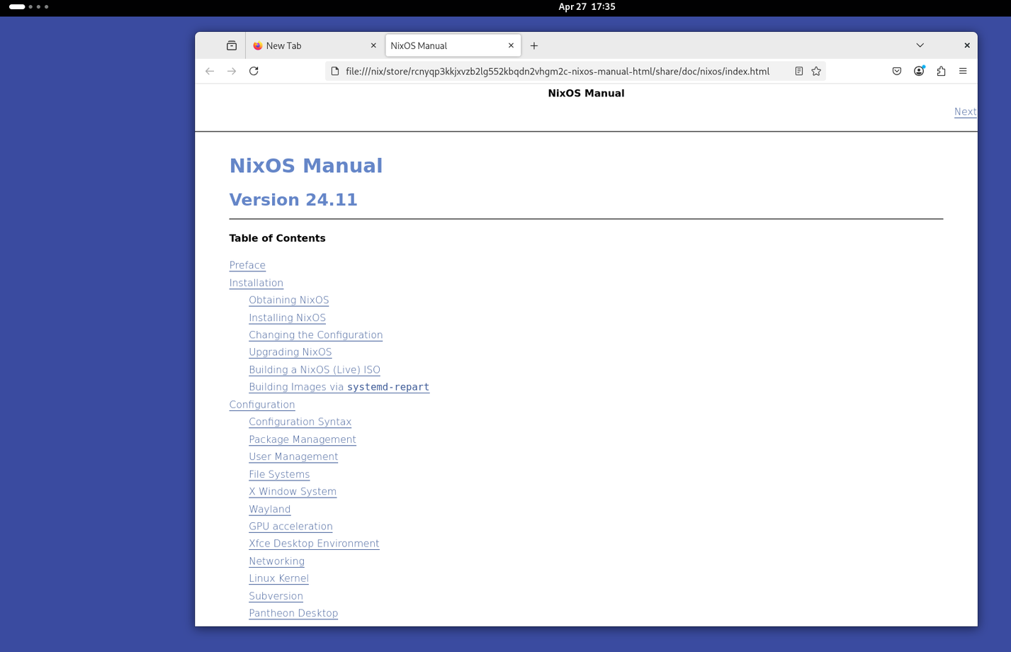 دليل مستخدم NixOS