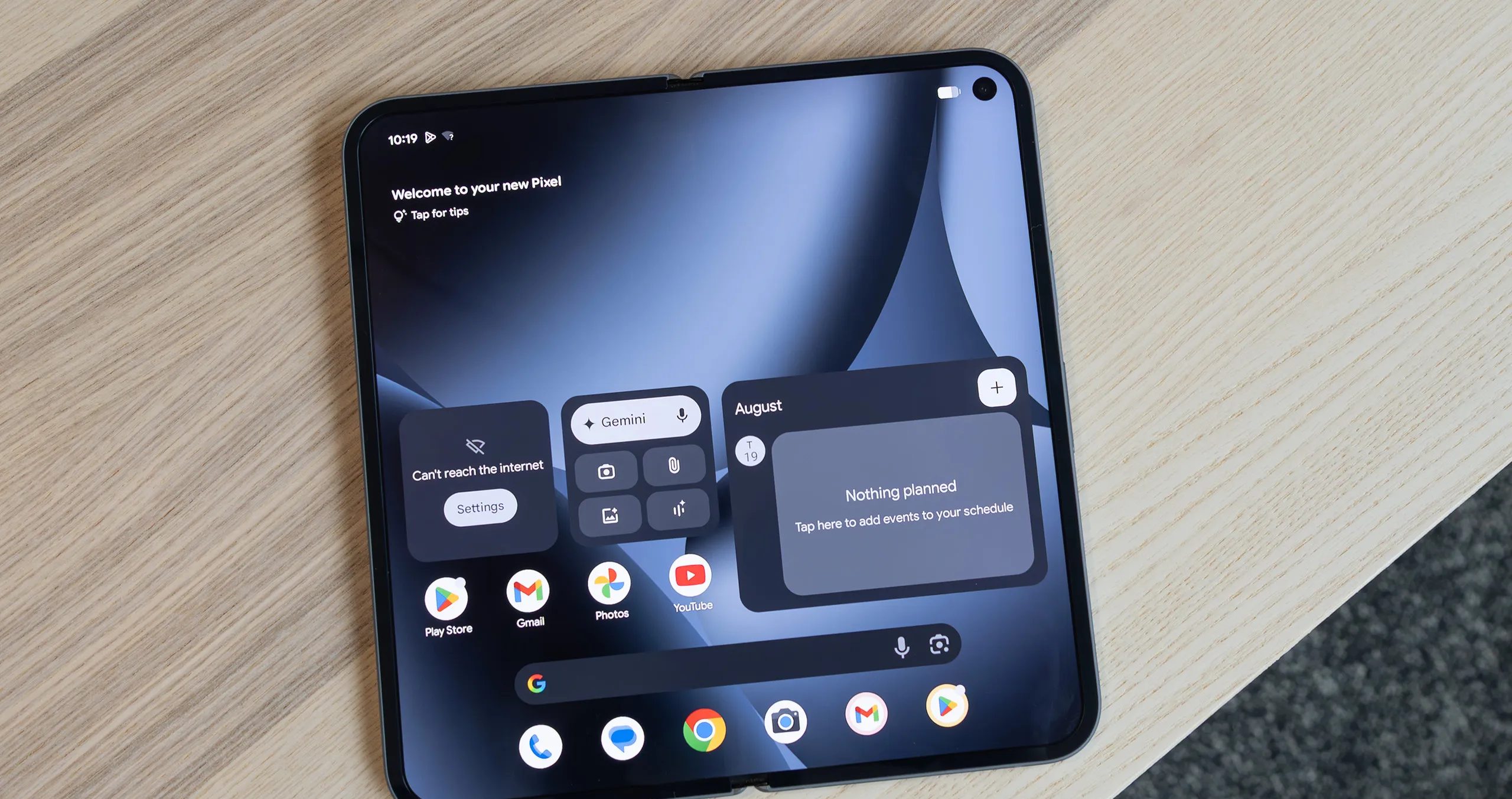 Pixel 10 Pro Fold opened