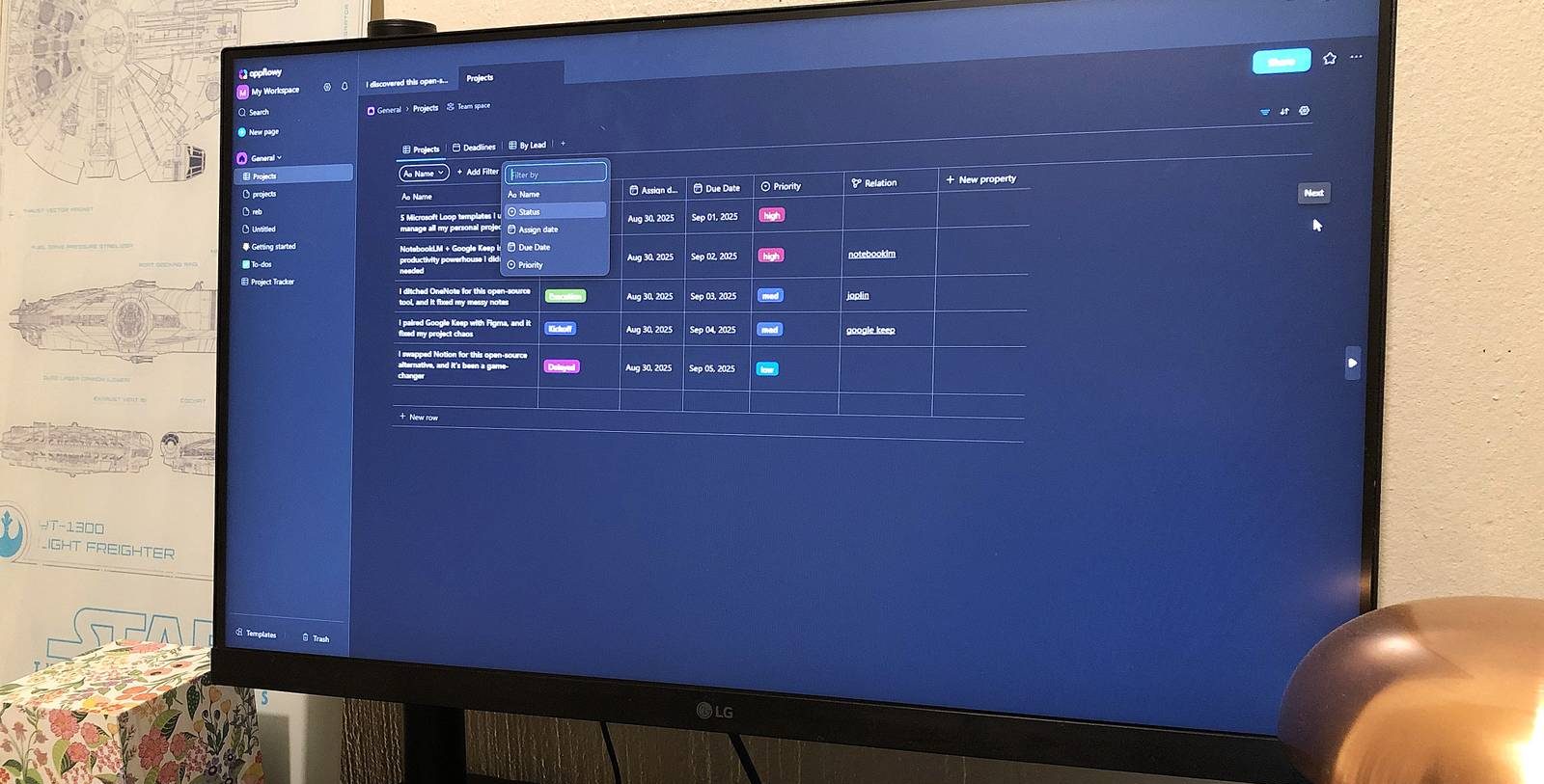 اكتشفتُ تطبيق إنتاجية مفتوح المصدر بالصدفة، وأصبح بديلًا فعالًا لـ Notion في إدارة مهامي اليومية.