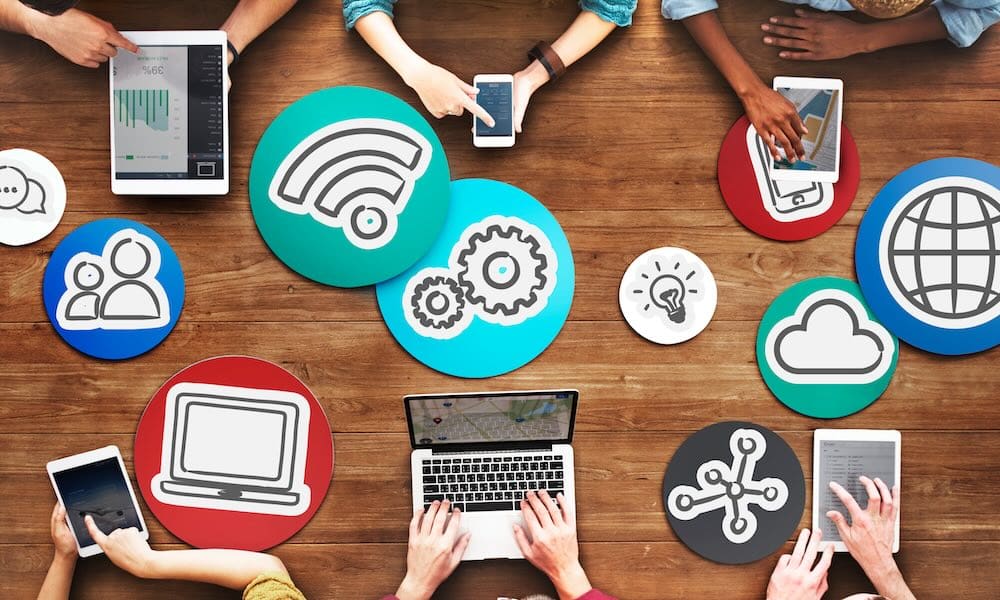 مفهوم مشاركة شبكة اتصال