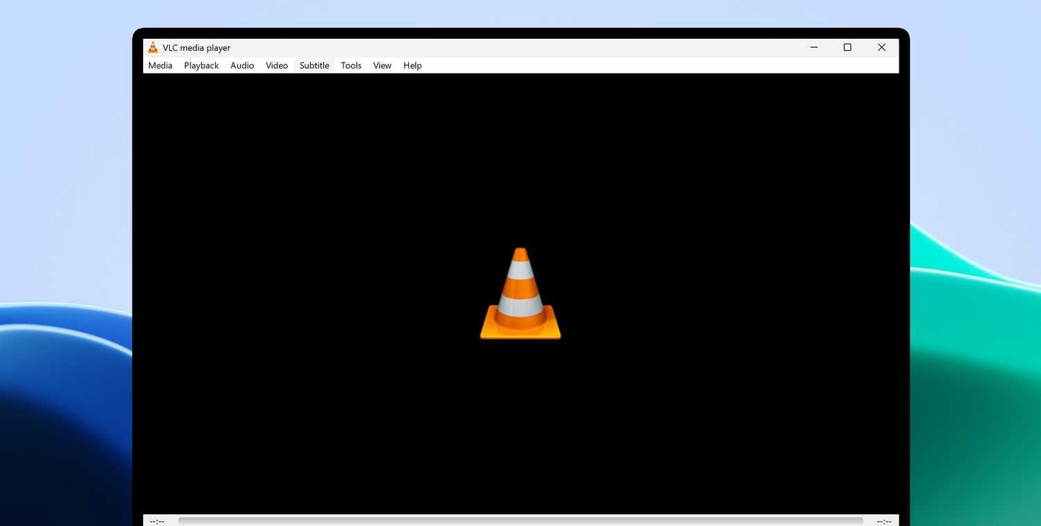 تطبيق VLC Media Player على نظام التشغيل Windows 11.