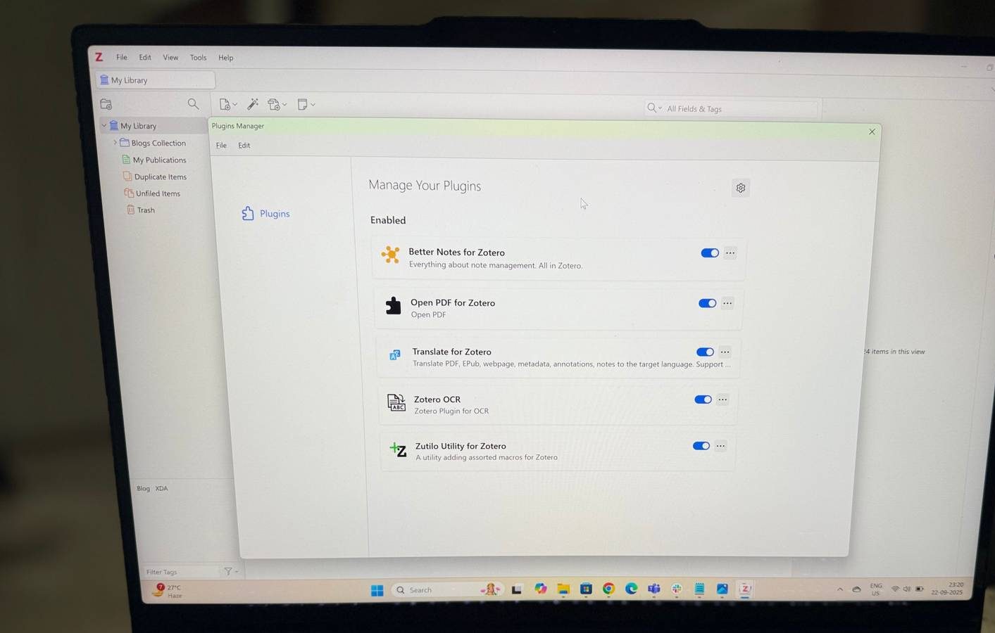 4 إضافات لبرنامج Zotero تمثل سلاحي السري لتعزيز الإنتاجية