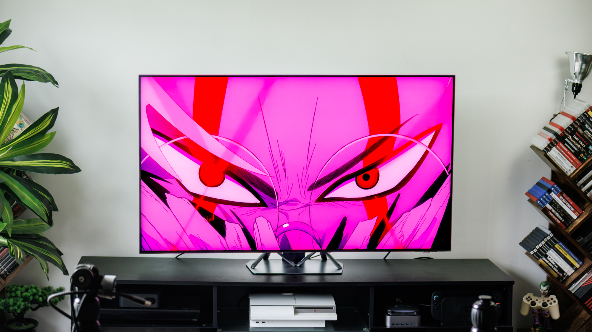 Samsung QN90F Neo QLED TV in a living room