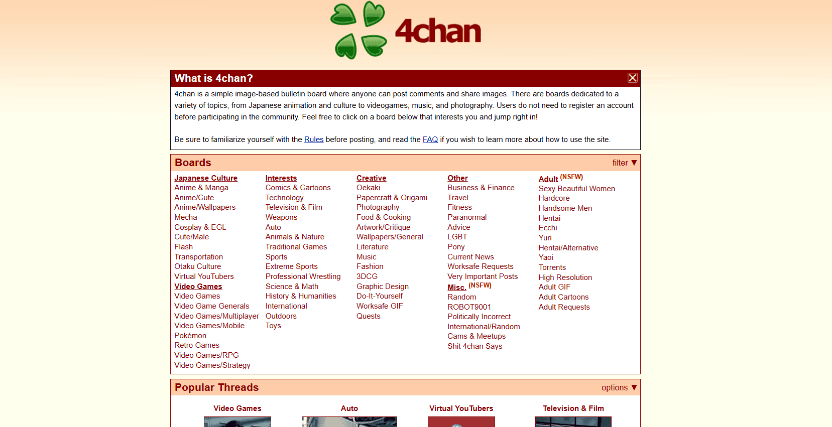 4chan | أفضل المواقع المشابهة لـ Reddit