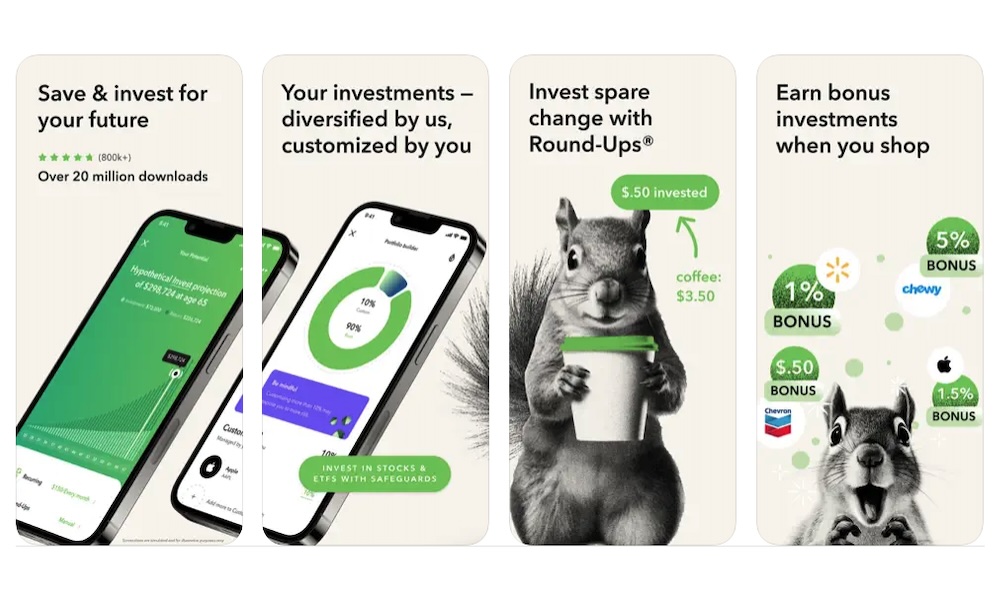 متجر تطبيقات Acorns