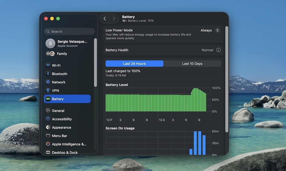 Battery Health on Mac