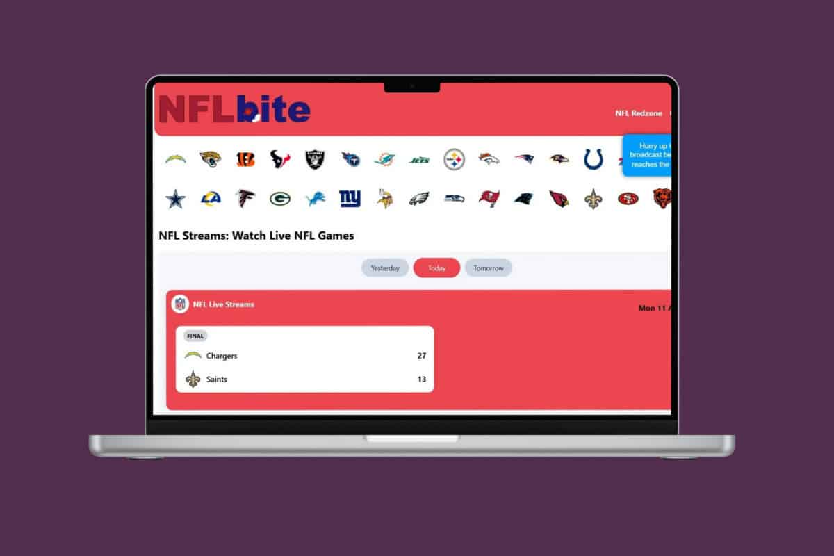 أفضل 17 موقعًا لمشاهدة بث NFL مجانًا