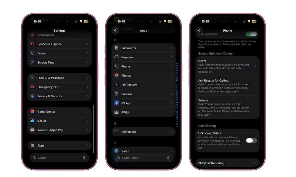 Call Screening iPhone iOS 26
