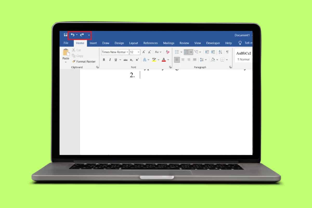 اختصار التراجع والإعادة