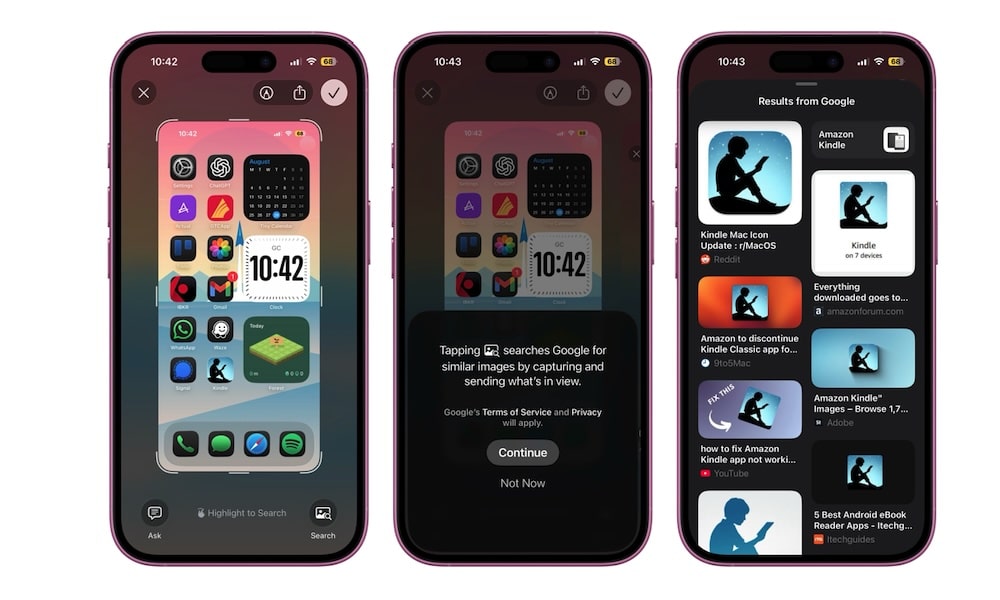 Visual Intelligence iOS 26 iPhone