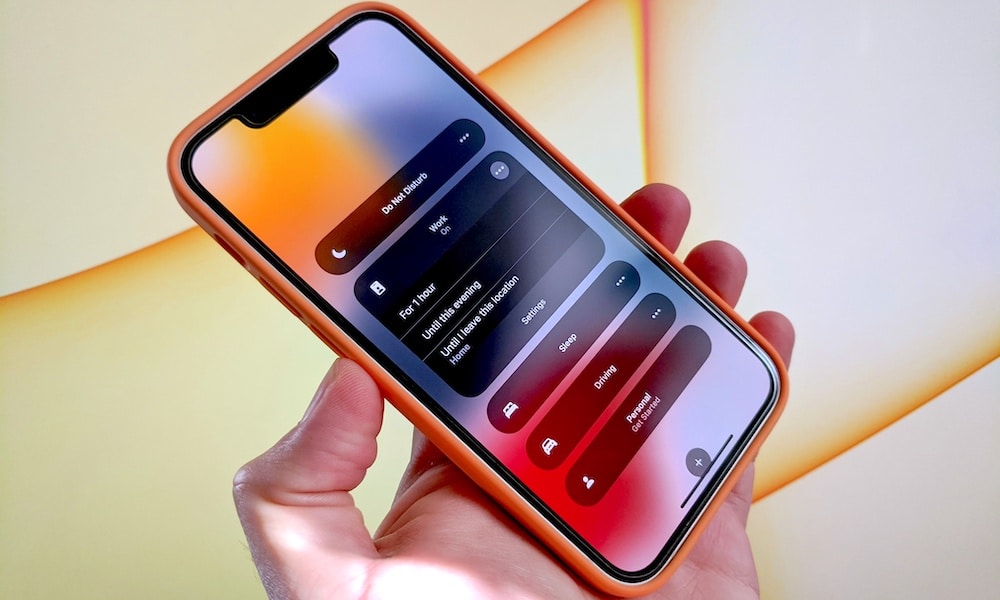 وضع التركيز للعمل على iPhone بنظام iOS 15