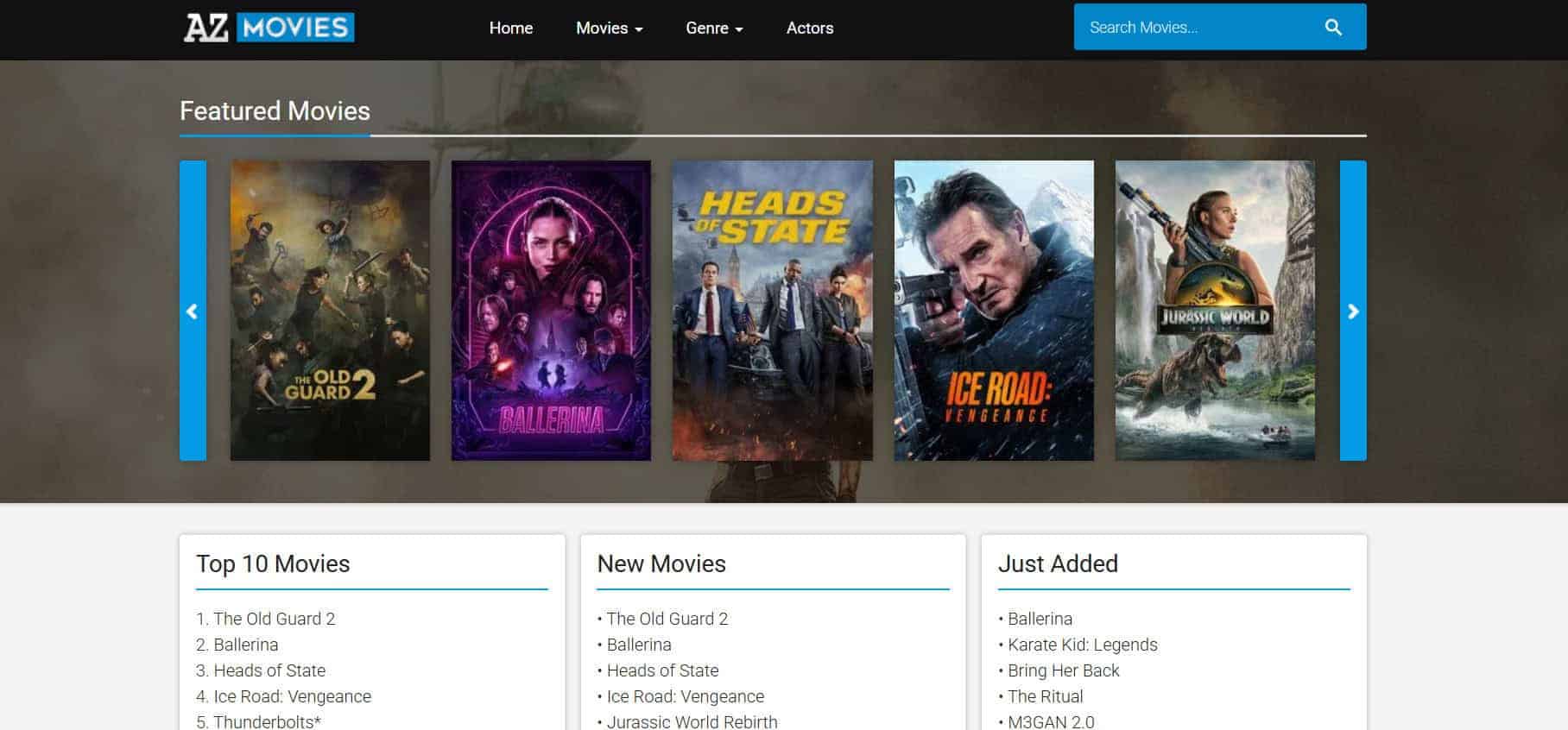 AZMovies | أفضل مواقع الأفلام المجانية غير المحجوبة