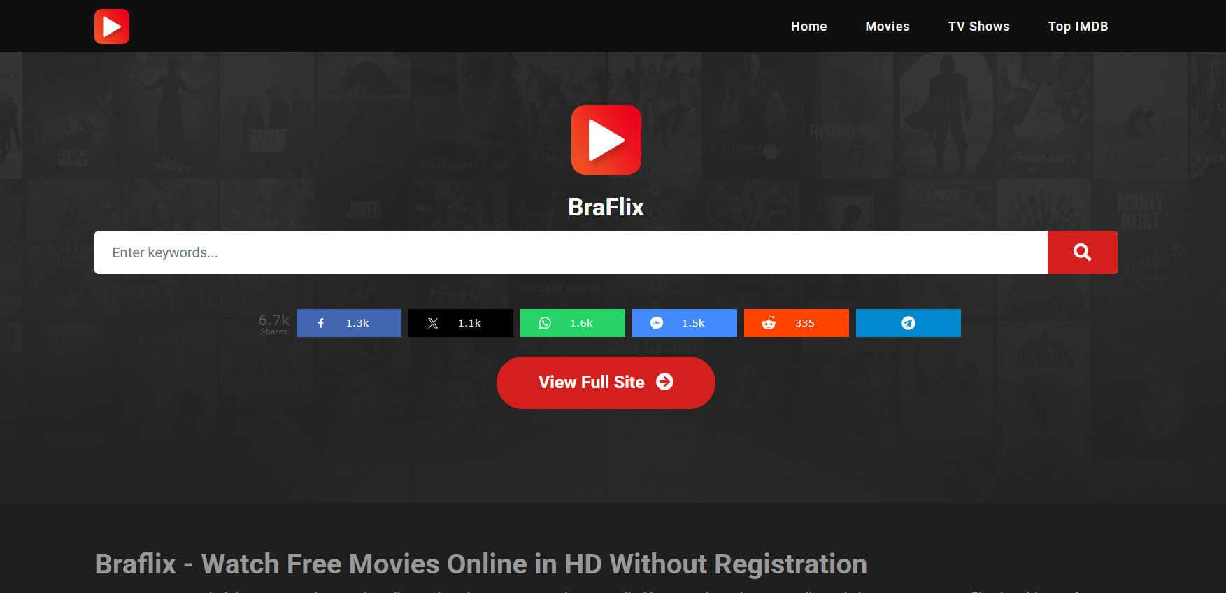 Braflix | Best Free Unblocked Movie Sites