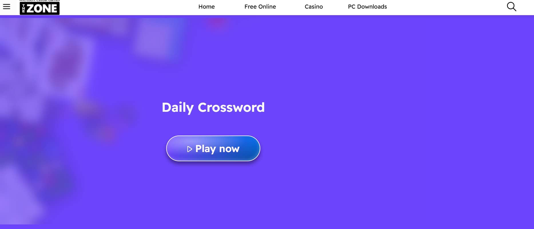 Daily Crossword | أفضل ألعاب MSN المجانية عبر الإنترنت