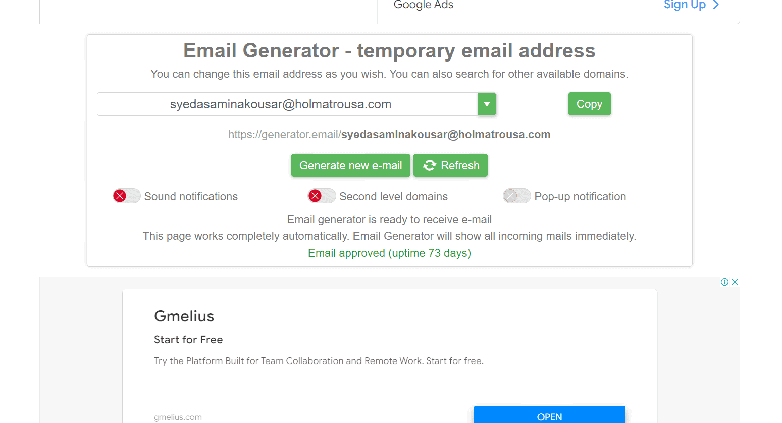 Email Generator