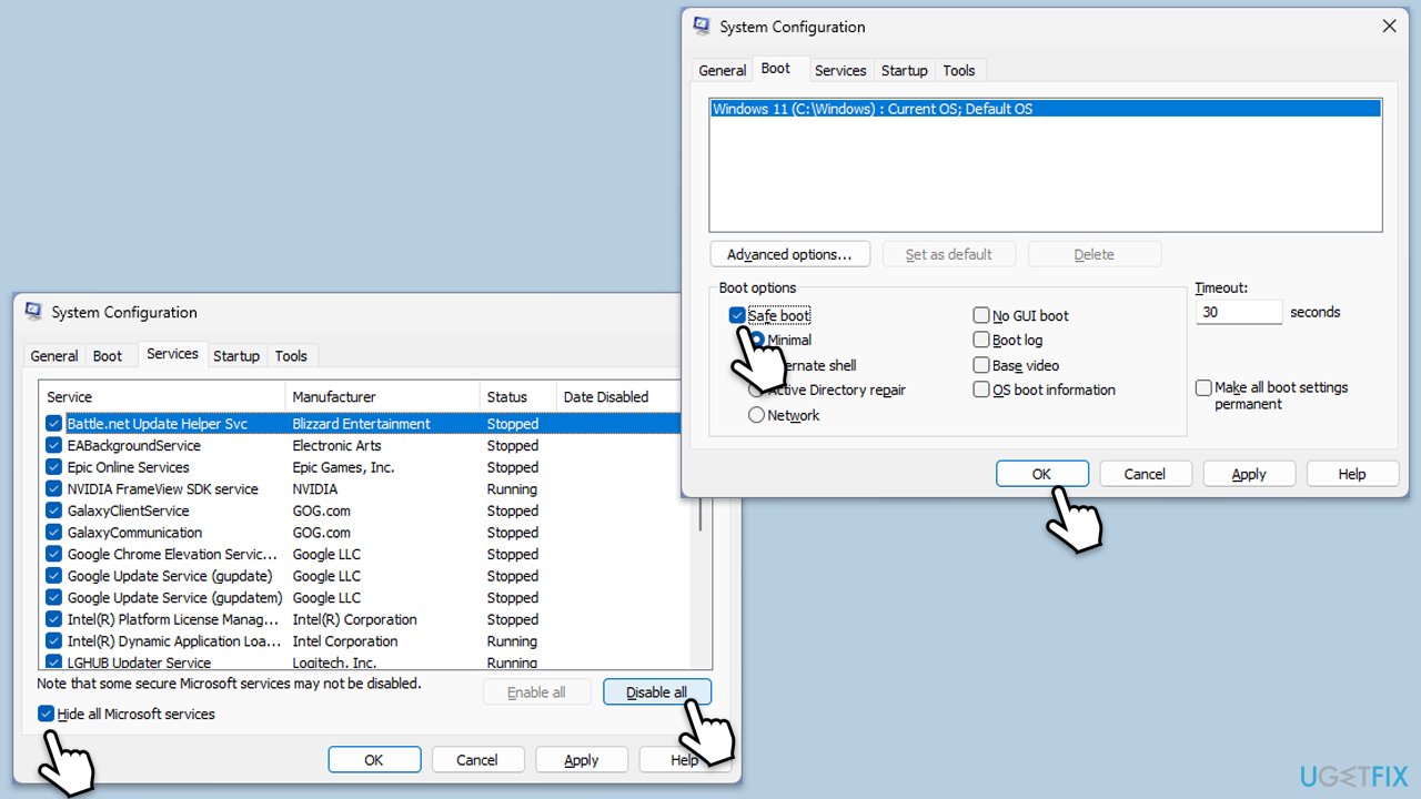 التمهيد النظيف