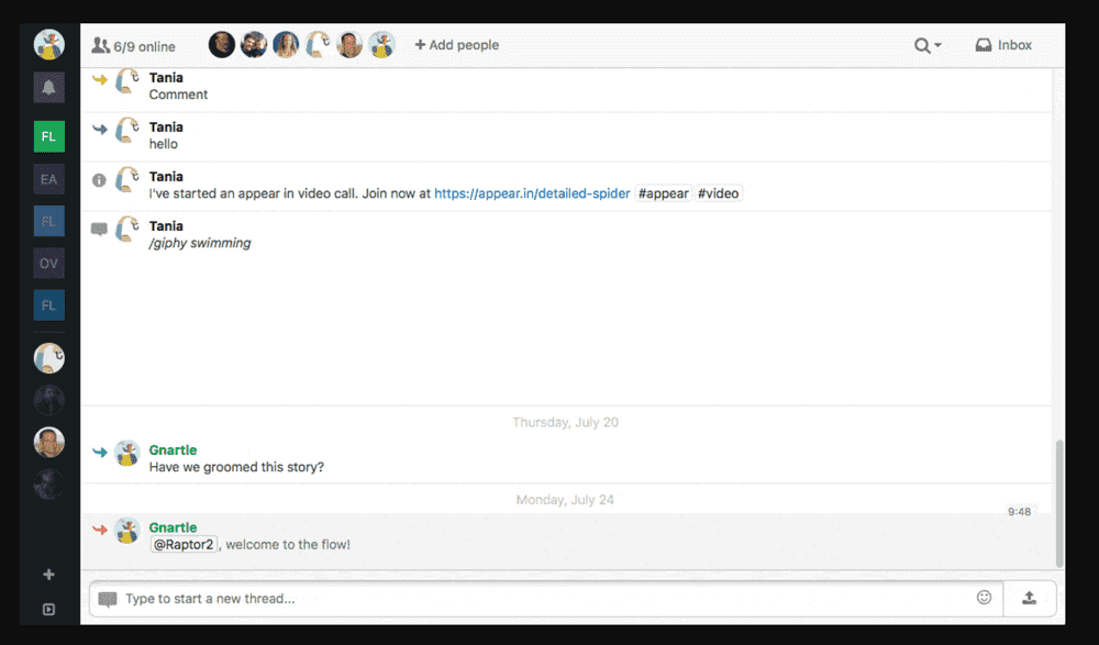 Flowdock | أفضل بدائل ديسكورد مفتوحة المصدر