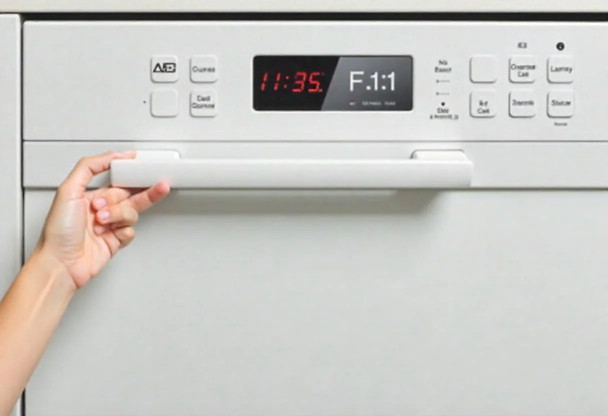 رمز F11 في غسالة أطباق Miele: حل المشكلة بنفسك في المنزل