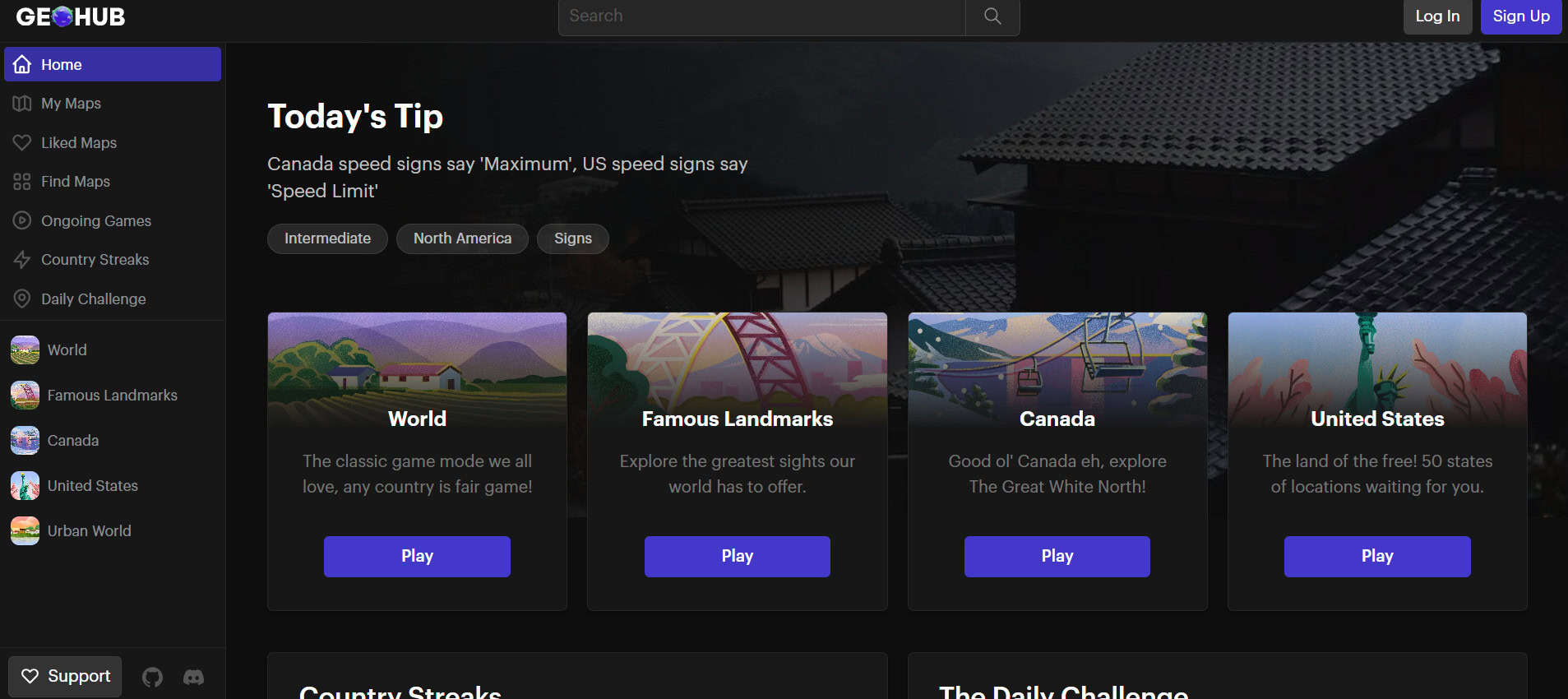 GeoHub | أفضل بدائل GeoGuessr المجانية