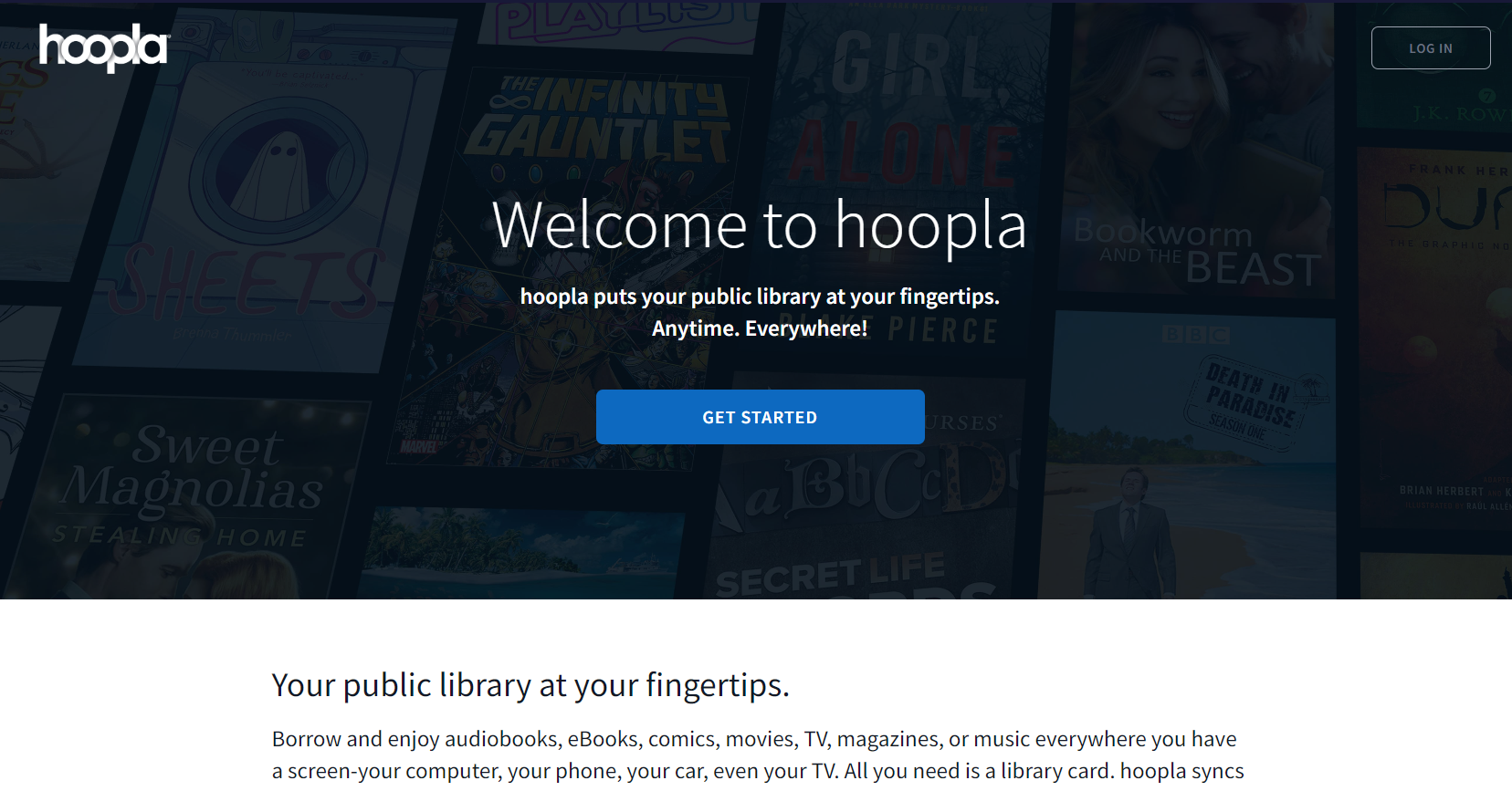 hoopla | أفضل تطبيق كتب صوتية مجاني لـ iPhone