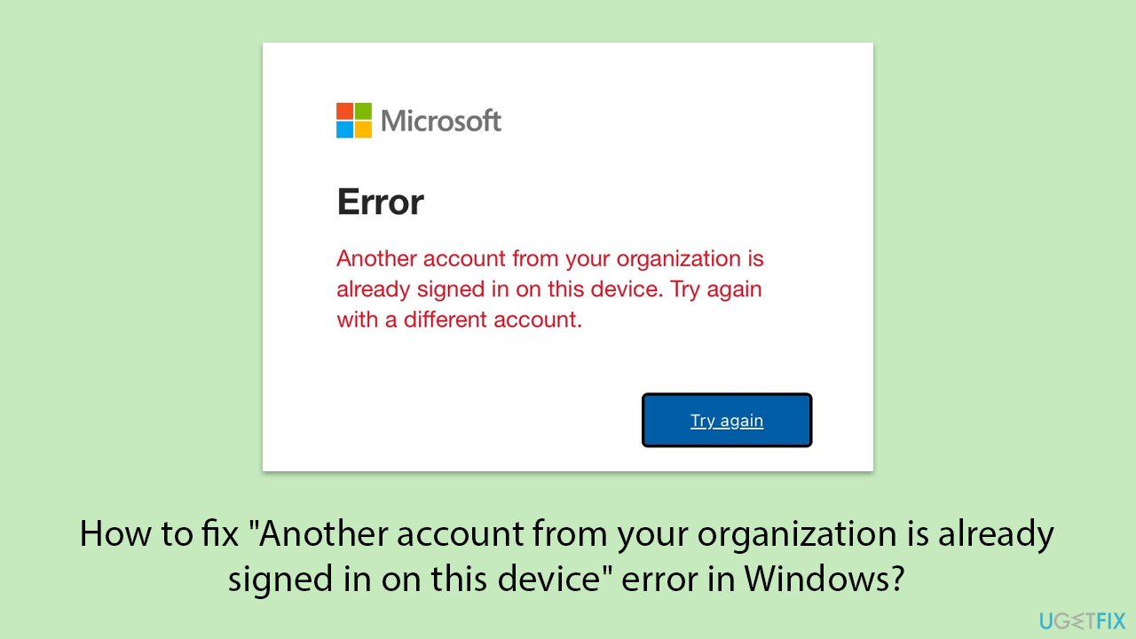 كيفية إصلاح خطأ تسجيل الدخول المؤسسي في Windows
