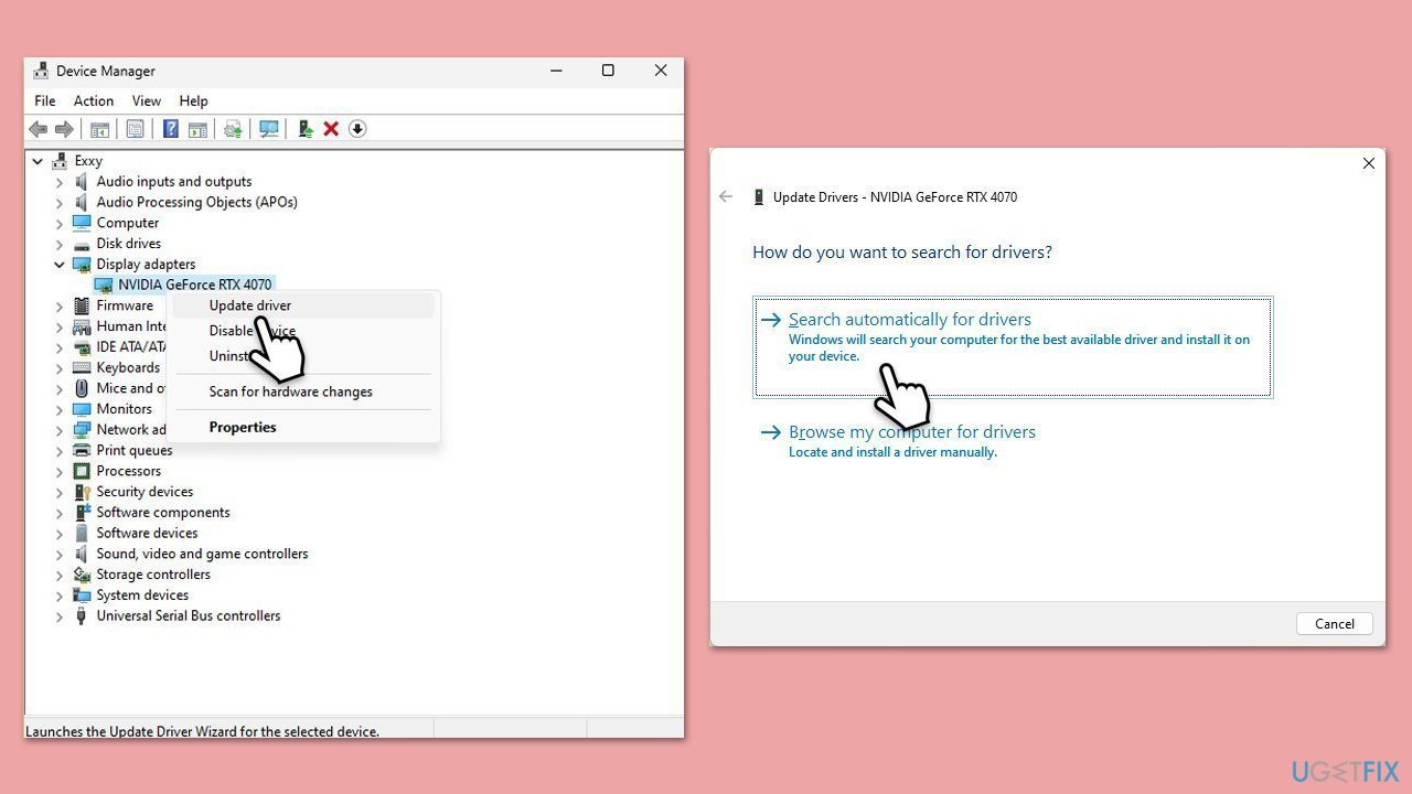 تحديث برامج التشغيل
