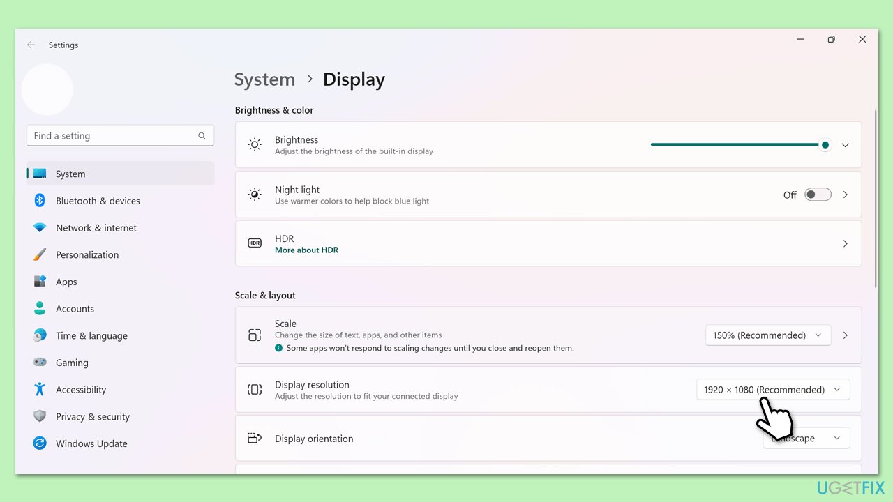 تعيين القياس