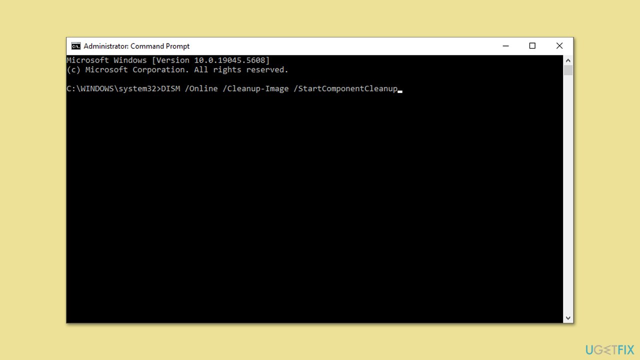 استخدام تنظيف المكونات