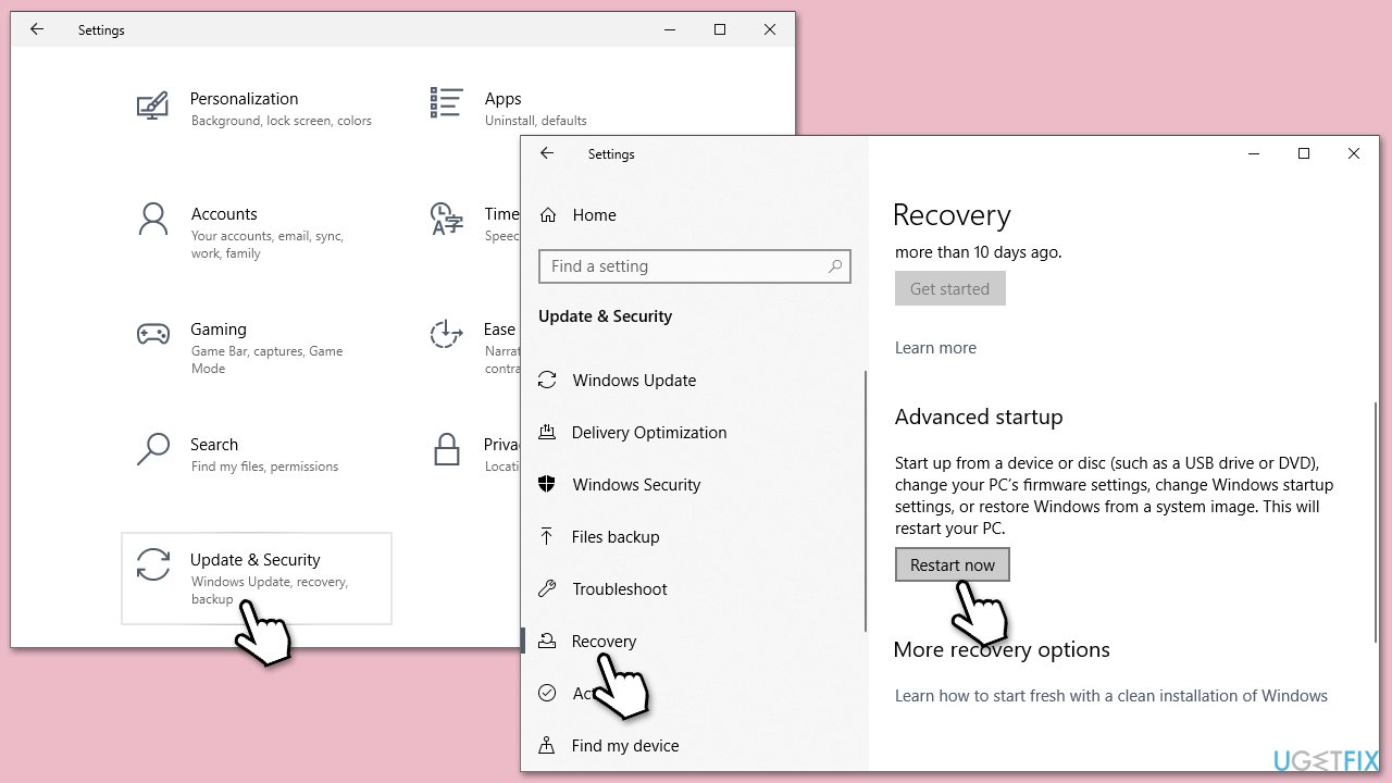 استخدام الوضع الآمن