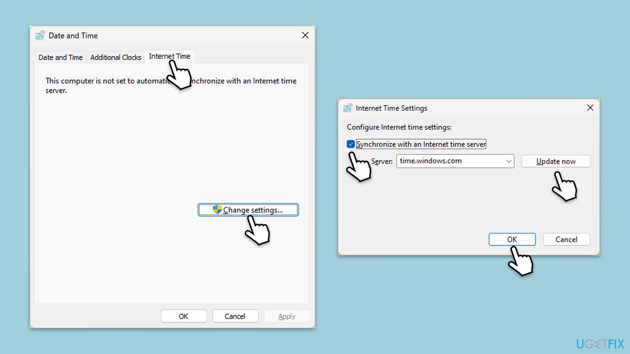الوقت والتاريخ