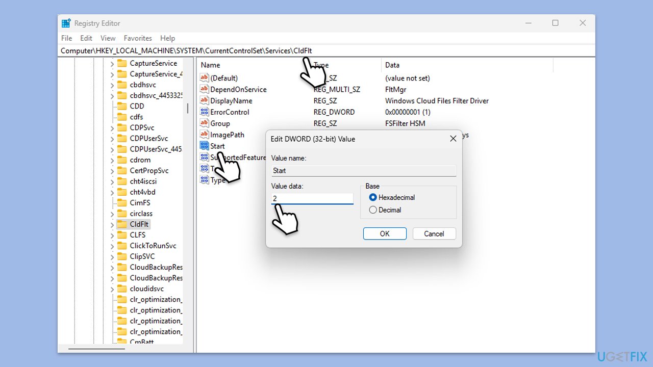 تغيير السجل