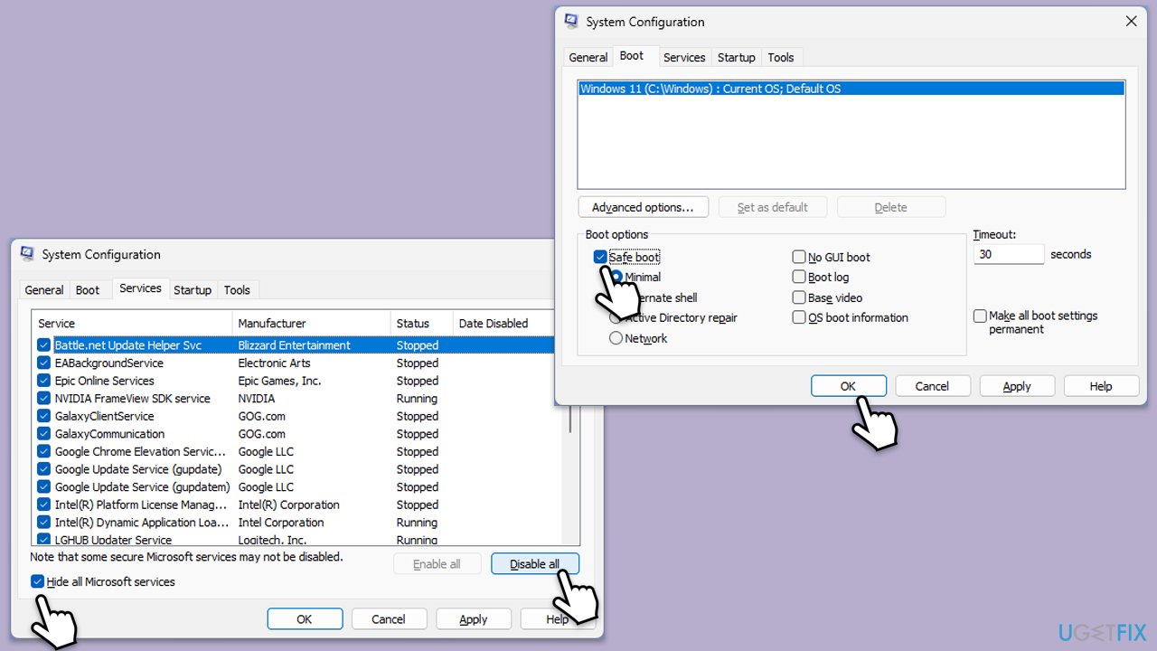 التمهيد النظيف